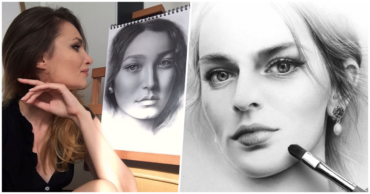 Pencil Artist Creates Lifelike Sketches That Look Like Black And White Photographs