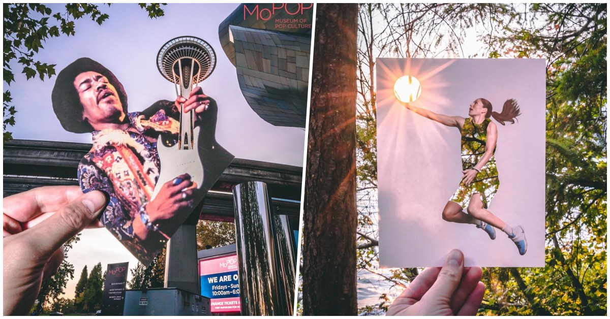 Thoughtfully Placed Cutouts Over City Objects Capture People’s Attention On Instagram