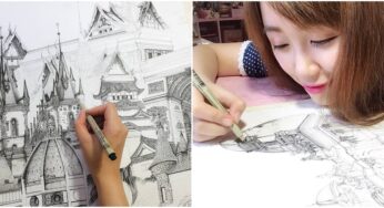 Japanese Artist Creates Realistic Drawings of Famous Buildings