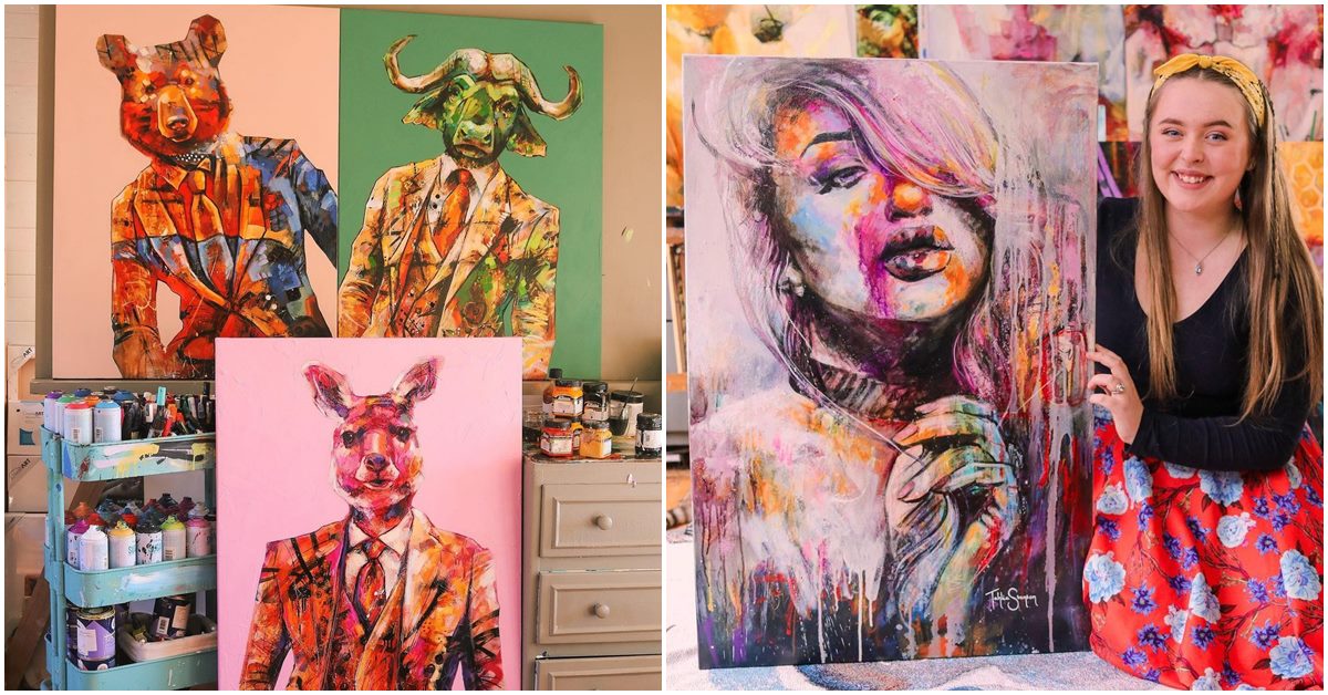 Australian Self-Taught Artist Makes Waves on the Internet