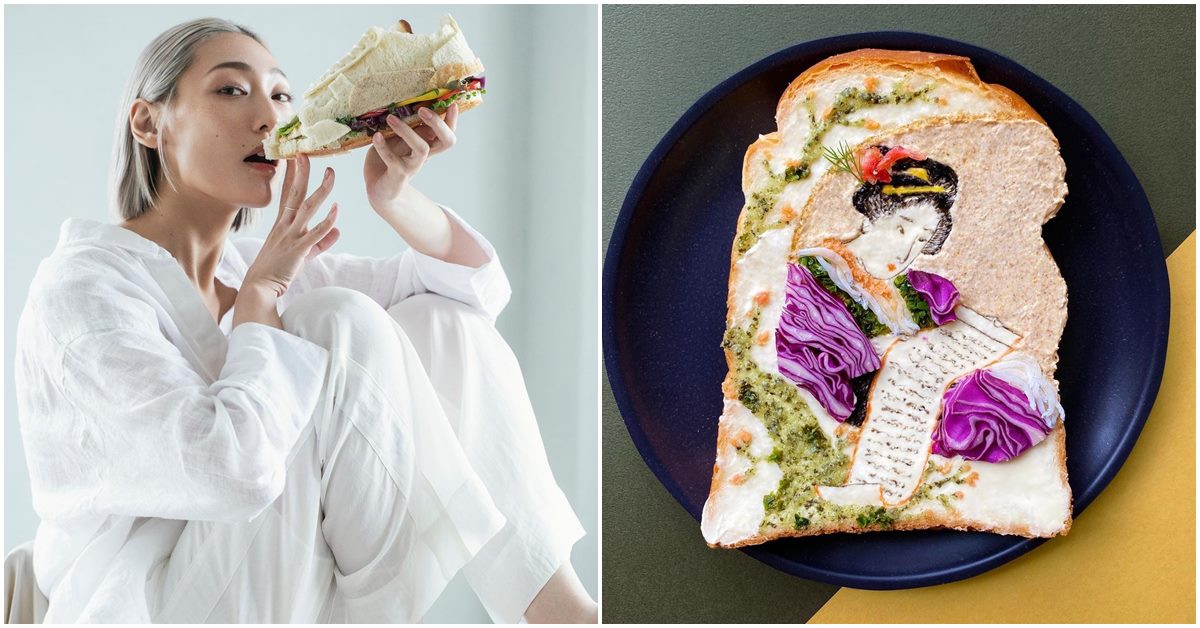 Japanese Artist Creates Art Using the Humble Toast as Her Canvas