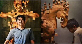 Taiwanese Wood Sculptor Infuses Movement in All His Creations by Means of ‘Pixilation’