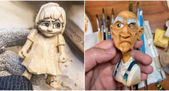 American Carver Creates Stunning Cartoon Characters Out of Wood