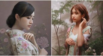 Japanese Artist Creates Photorealistic Oil Paintings of Japanese Women