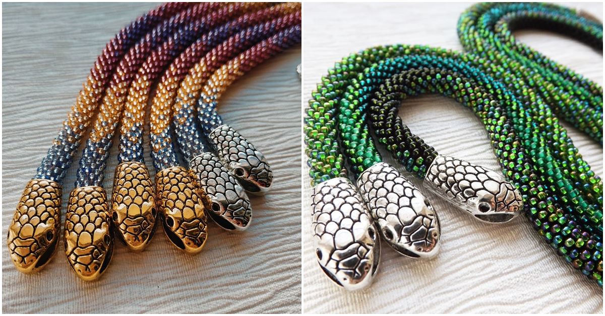 Ukrainian Jewelry Designer Creates Life-Like Snake Jewelry