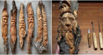 Canadian Wood Carver Creates Incredible Sculptures in Cottonwood Bark