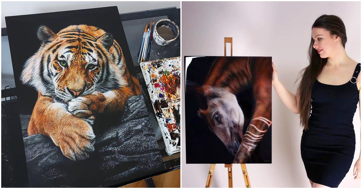 English Wildlife Artist Creates Incredible Realistic Paintings of Birds and Animals