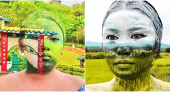 Filipino Makeup Artist Uses Face as Canvas for Blending into the Background