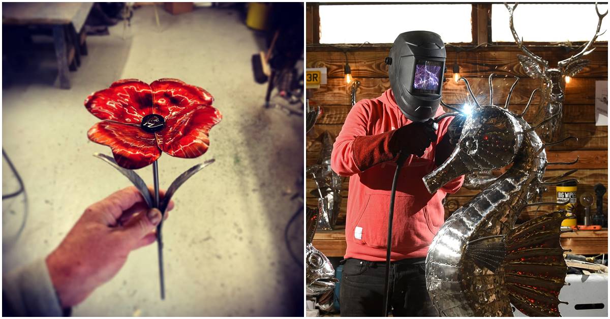 Artist hides 22 poppies in New Forest for Remembrance Day treasure hunt