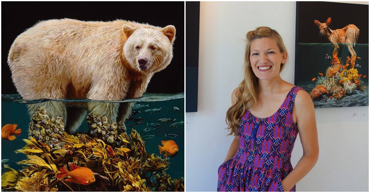 Artist’s Eye For Hyper-realistic Wildlife Paintings Reflect Climate Crisis And Its Consequences