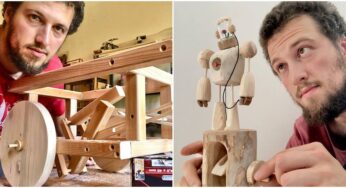 Meet Amadeo Capelli, an Italian Wood Carver Who Carves The Coolest Automatons