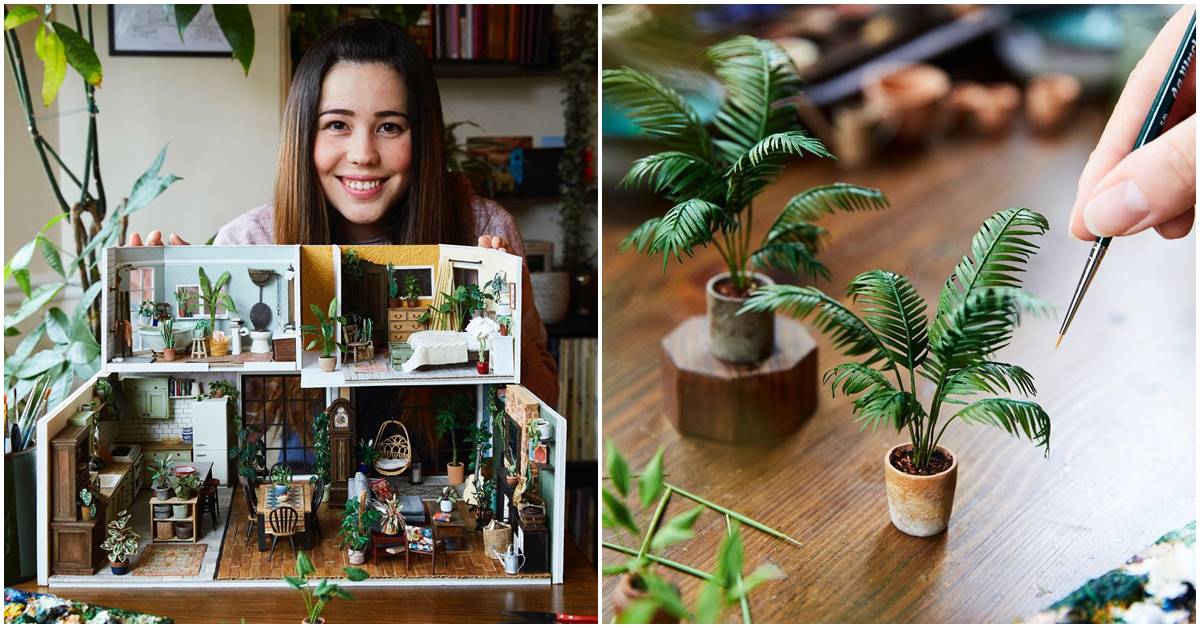 See Incredible Miniature Sculptures of Potted Plants That Look More Real Than Most Things In Real