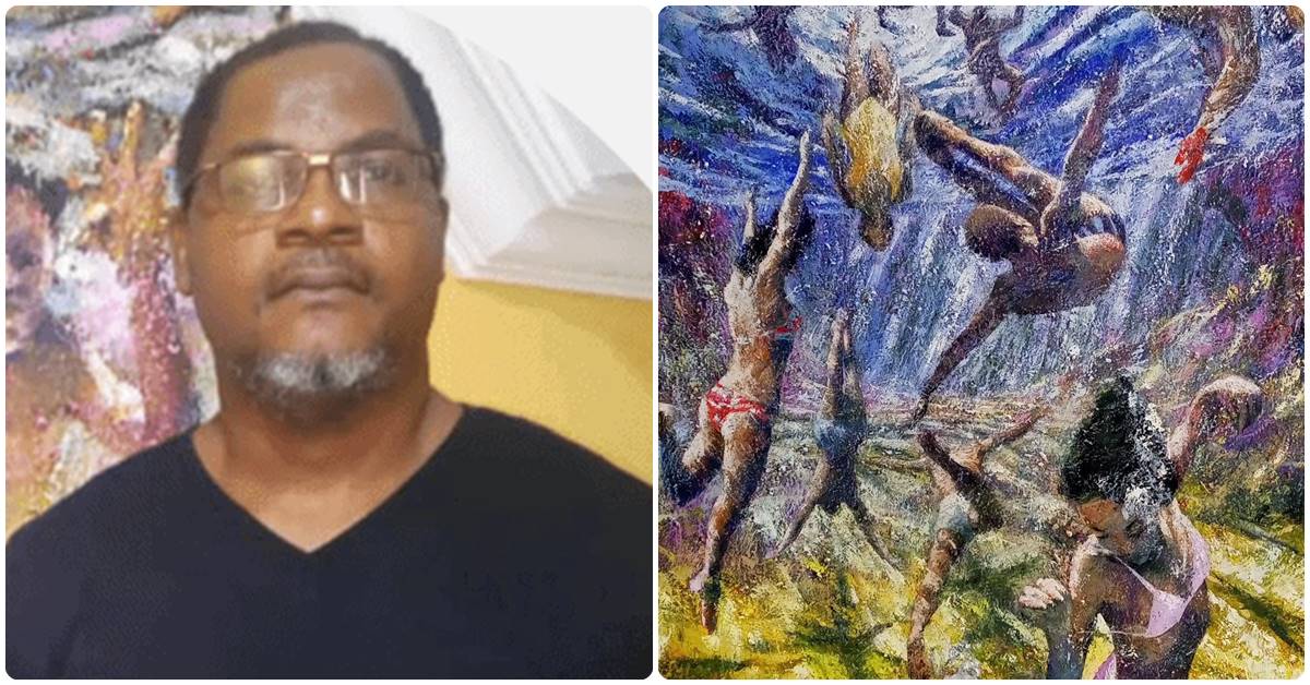 Chika Idu Art: The Nigerian Artist Bringing Light to Social Issues Through Heavy Texture and Hazy Rendition