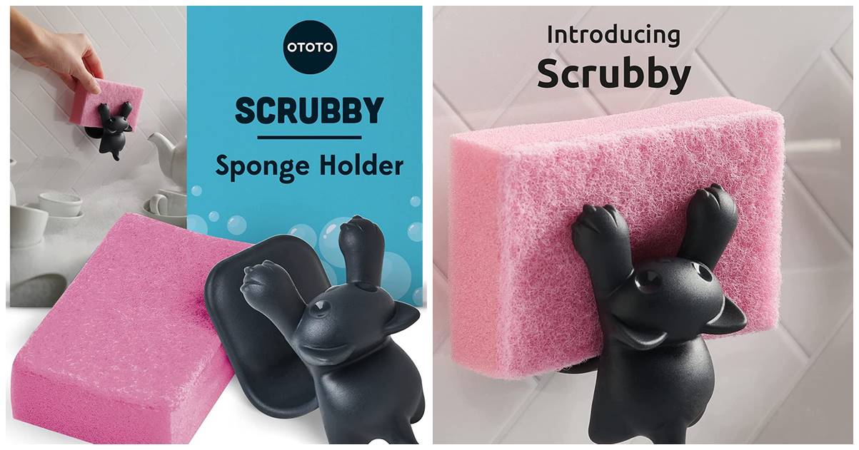 OTOTO’s Scrubby Sponge Holder – The Cutest and Most Useful Addition to Your Kitchen Sink!